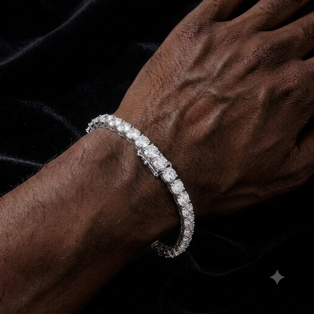 5MM Iced Out Tennis Bracelet