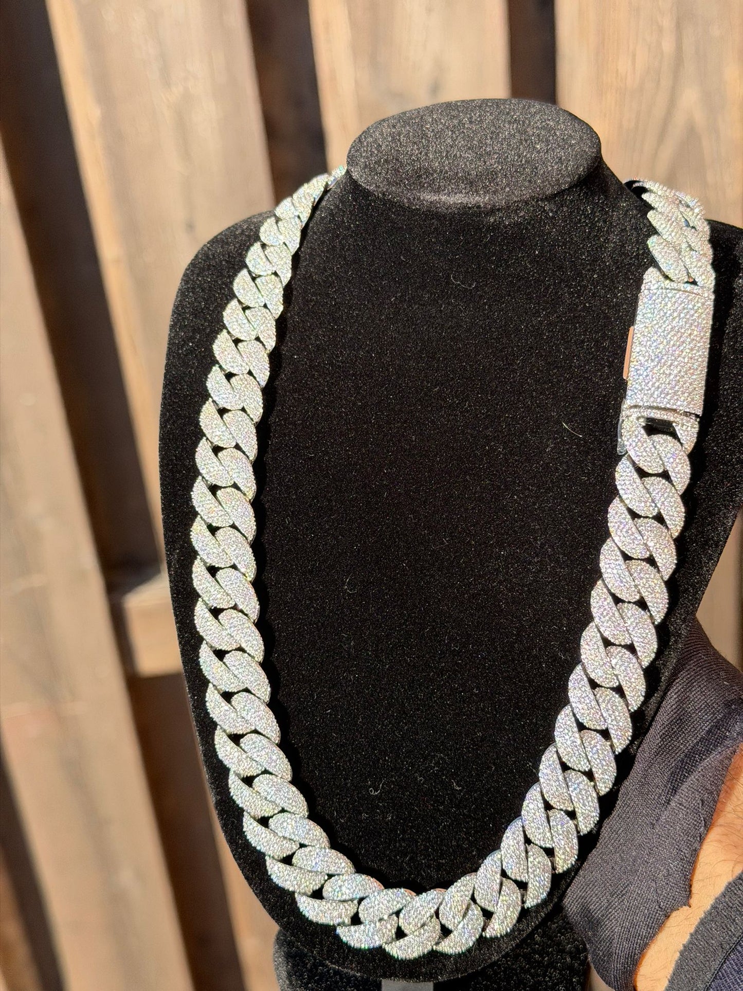 925 Stamped 17MM Rounded Link Cuban Chain