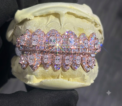 Iced Out Moon Rock Set One Size Fit All Grillz