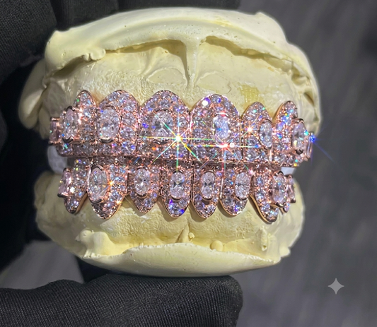 Iced Out Moon Rock Set One Size Fit All Grillz