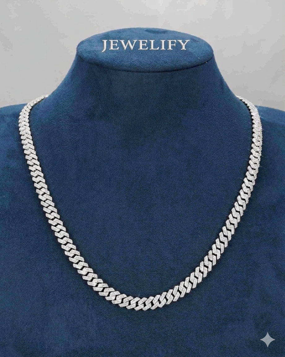 Iced Out 8MM Cuban Link Chain (All Sizes)