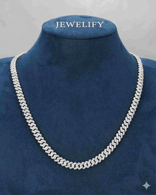 Iced Out 8MM Cuban Link Chain (All Sizes)