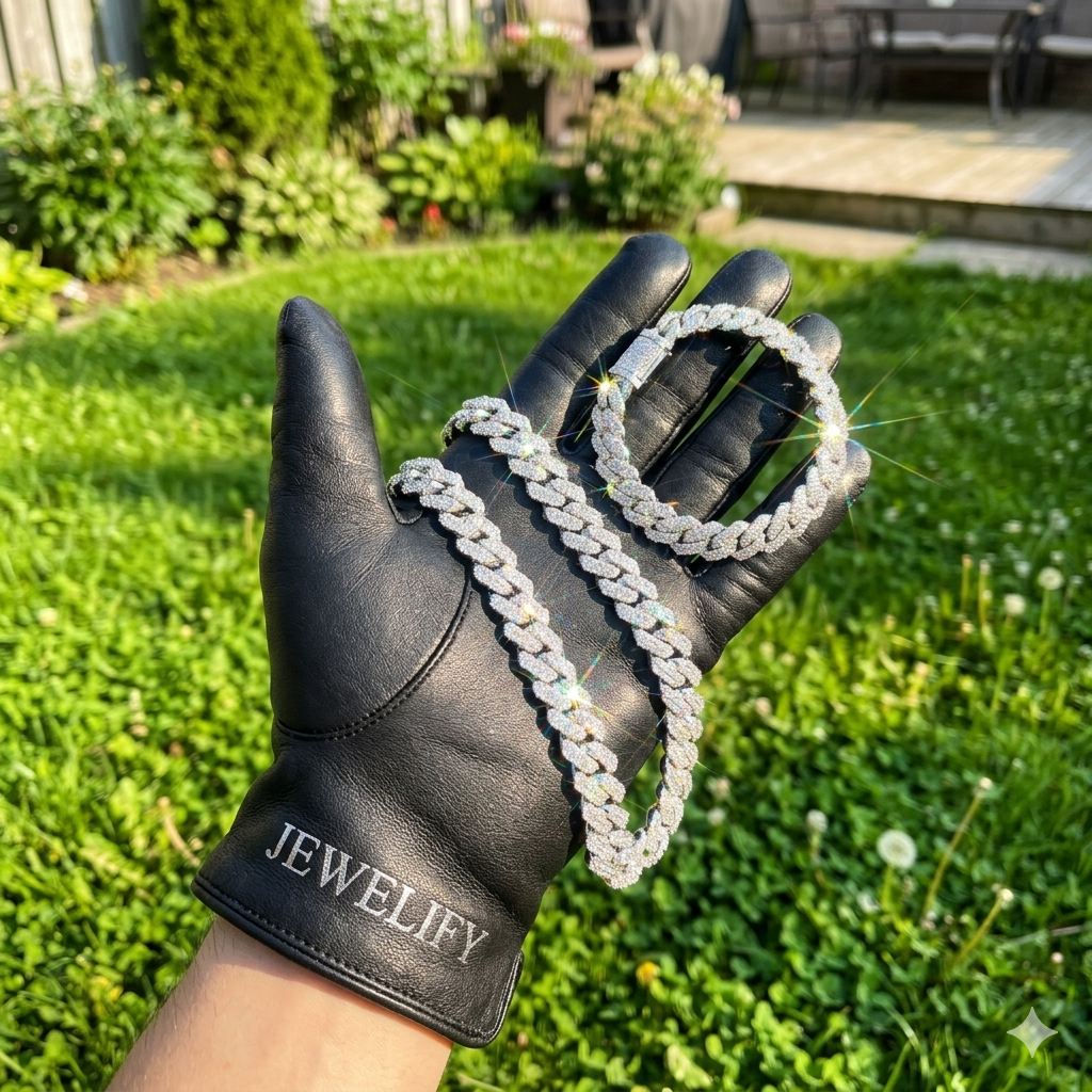 Iced Out Cuban Chain + Bracelet Set