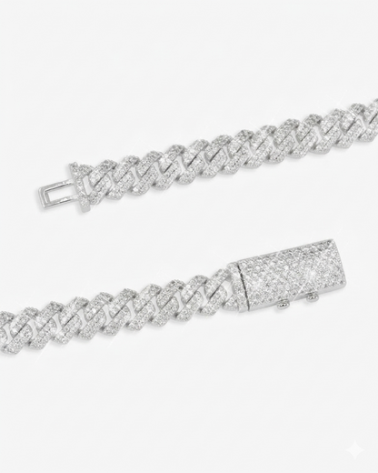 Iced Out 8MM Cuban Link Chain (All Sizes)