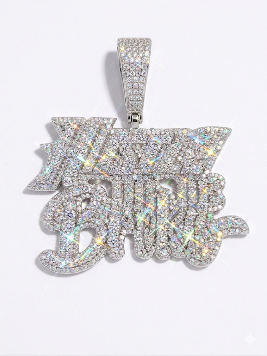 Hustle Or Be Broke Diamond Tester Certified Pendant