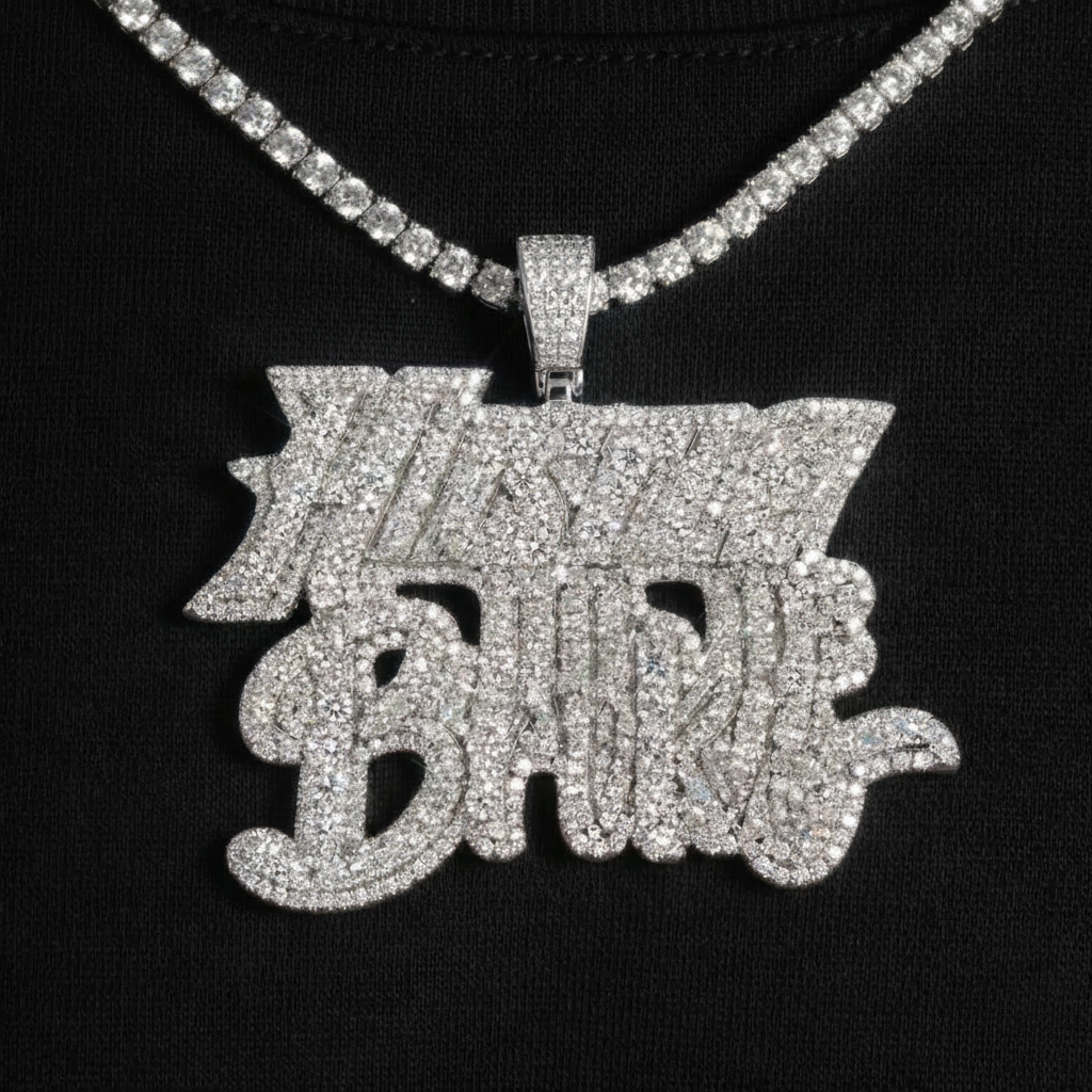 Hustle Or Be Broke Diamond Tester Certified Pendant